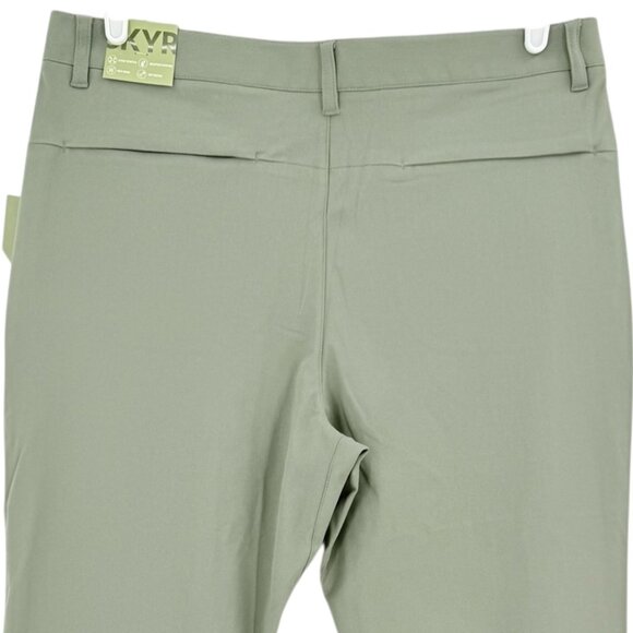 SKYR Men's Tricot Dynasty Slim UPF 4-Way Stretch Anti Odor Green Pants 34x32 NWT - Picture 4 of 12
